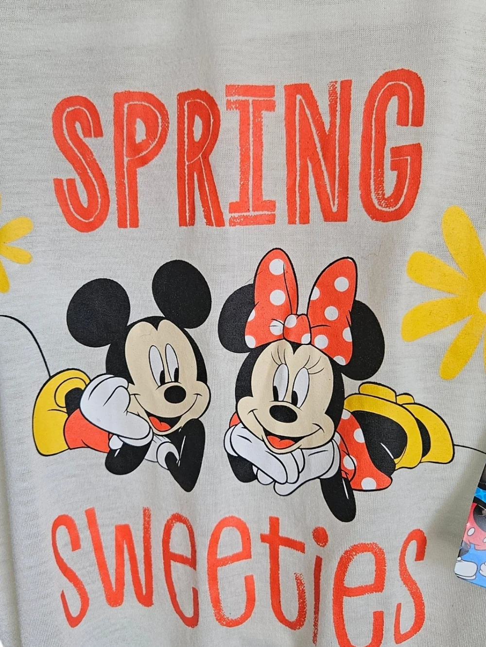 NWT Disney Spring Sweeties Mickey and Minnie Mouse Dog T-shirt, Size Large